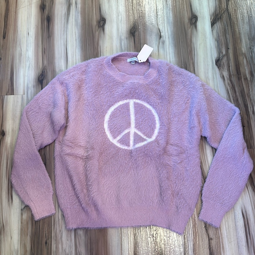 Peace fizzy sweater
